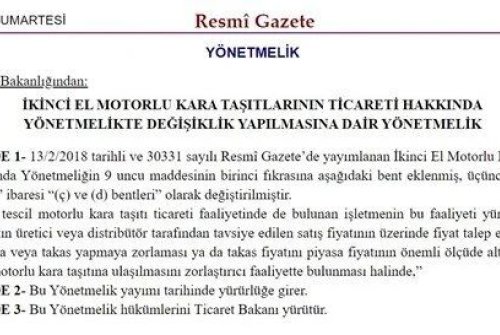 Sıfır Araç Satışında Yeni Dönem!