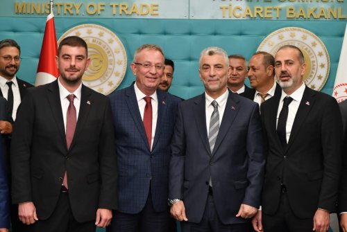 Ticaret Bakanımız Sn. Prof. Dr. Ömer Bolat'I Ticaret Bakanlığı'Mızda Ziyaret Ettik